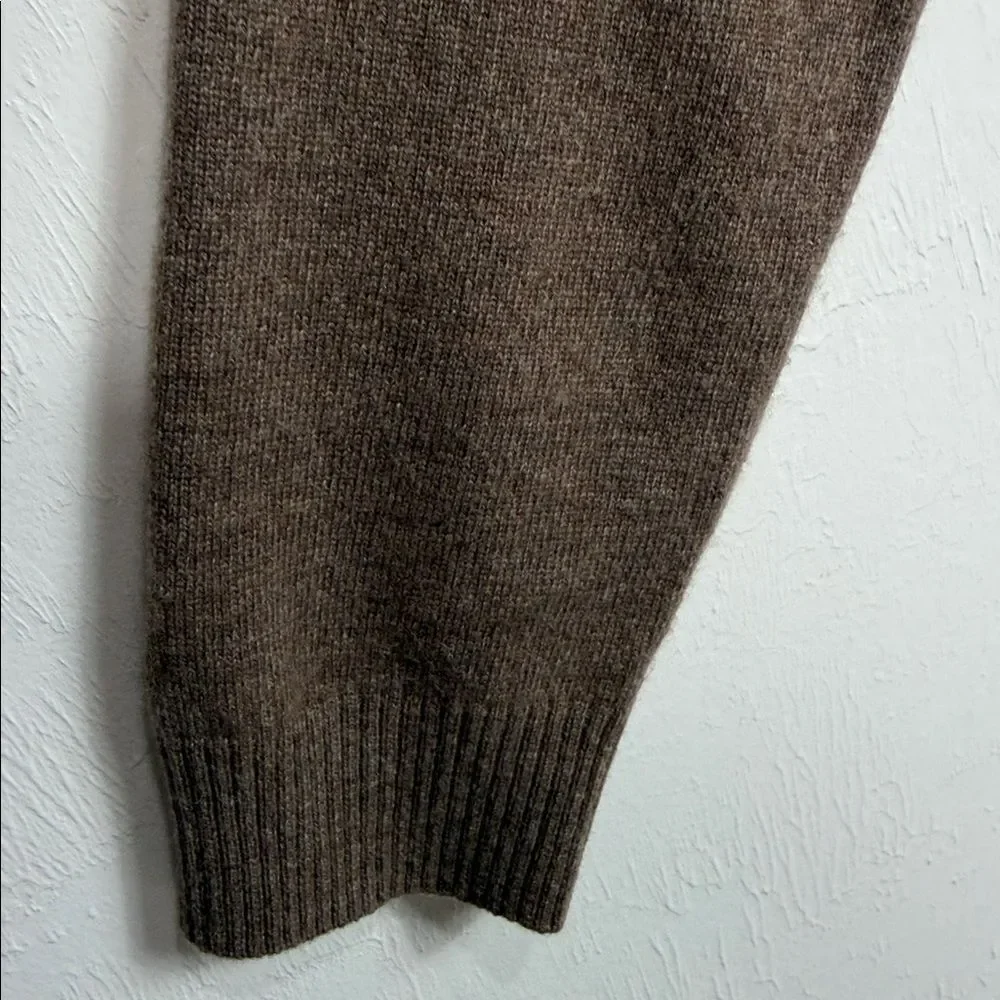 Cullen C/89MEN Brown 100% Cashmere V-Neck Sweater Men’s Size L